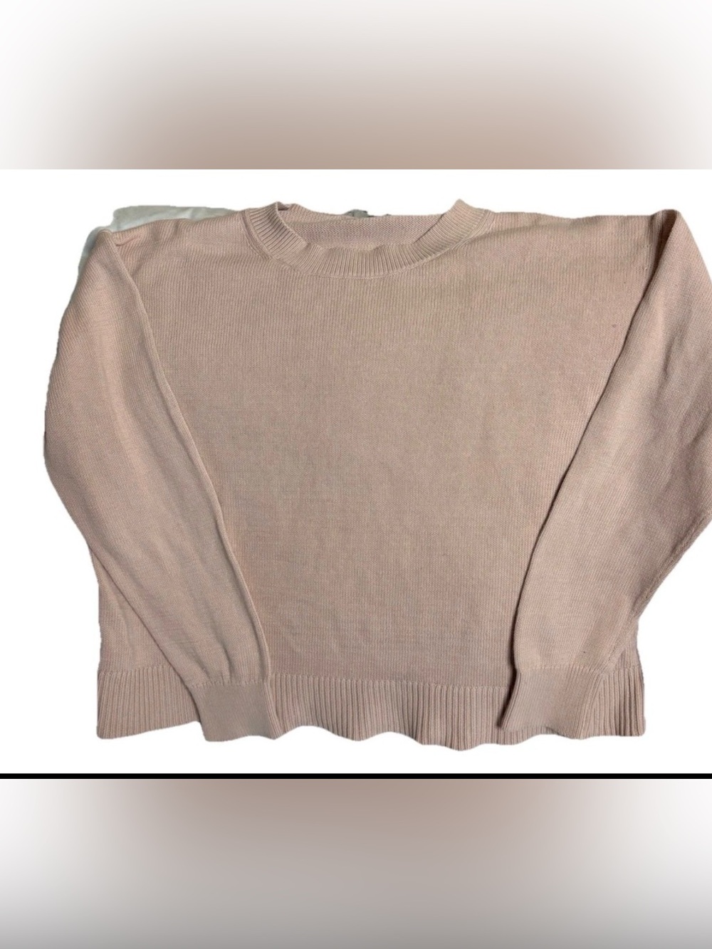 Everlane Sweater Women's S Classic Crew Neck Pullover Blush Pink